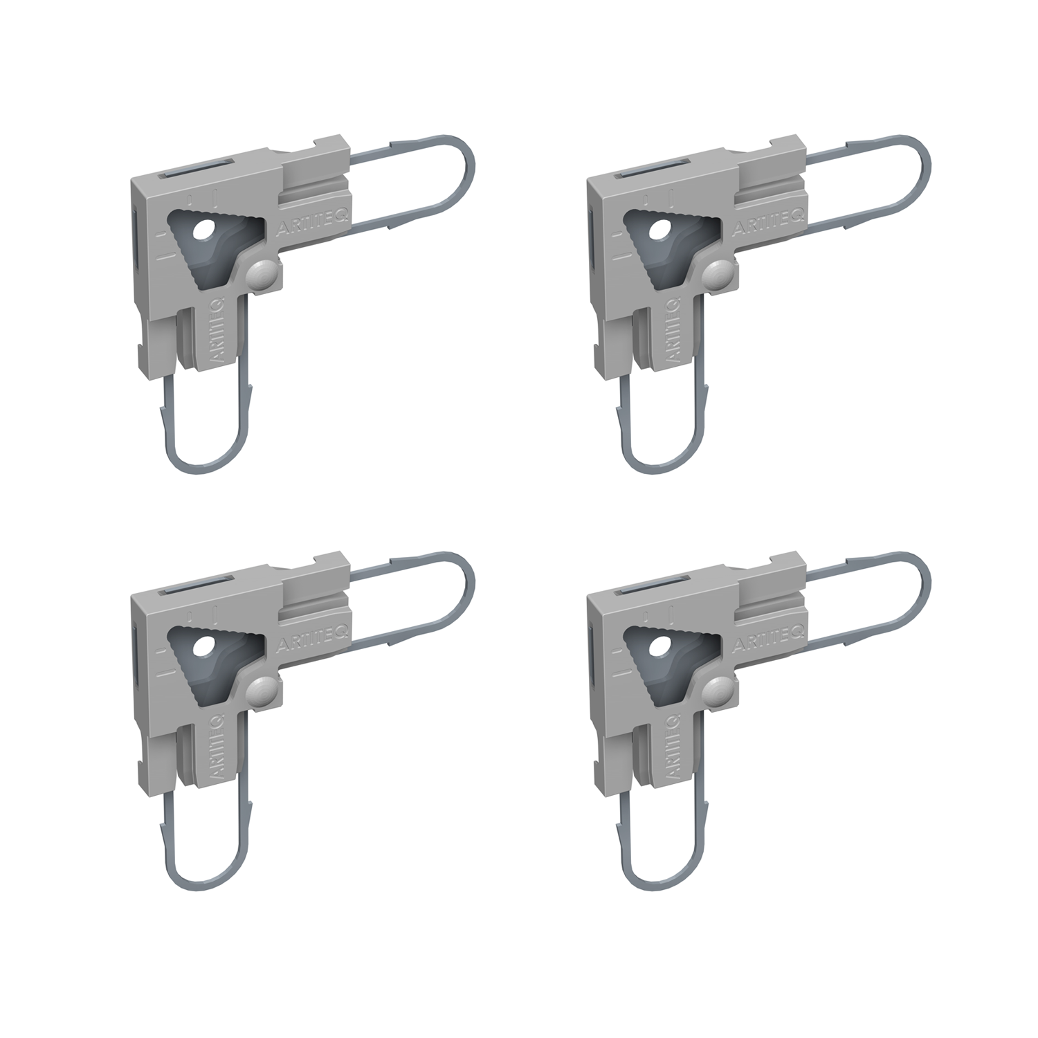 Pack de 4 angles pour back frame POWER CORNER - barre de suspension Artiteq