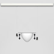 Kit Cache-pot de fleurs suspendu Blanc - suspension de Jardinière Botaniq Artiteq