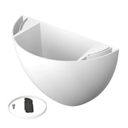 Kit Cache-pot de fleurs suspendu Blanc - suspension de Jardinière Botaniq Artiteq