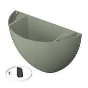 Kit Cache-pot de fleurs suspendu vert - suspension de Jardinière Botaniq Artiteq