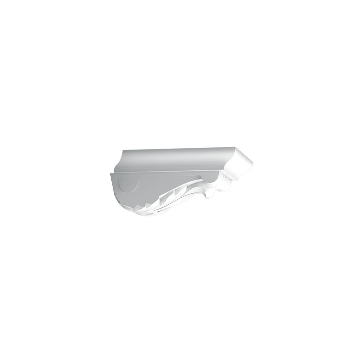 C307A Modillon ornemental Orac Decor - 9,5x4x7,5cm (h x p x L) - moulure décorative polyuréthane