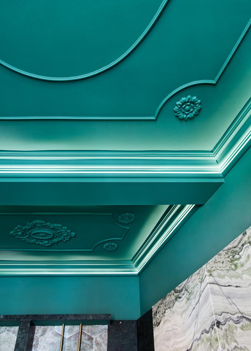 R22 Rosace de plafond Orac Decor - (77x52.5 cm) - moulure décorative polyuréthane
