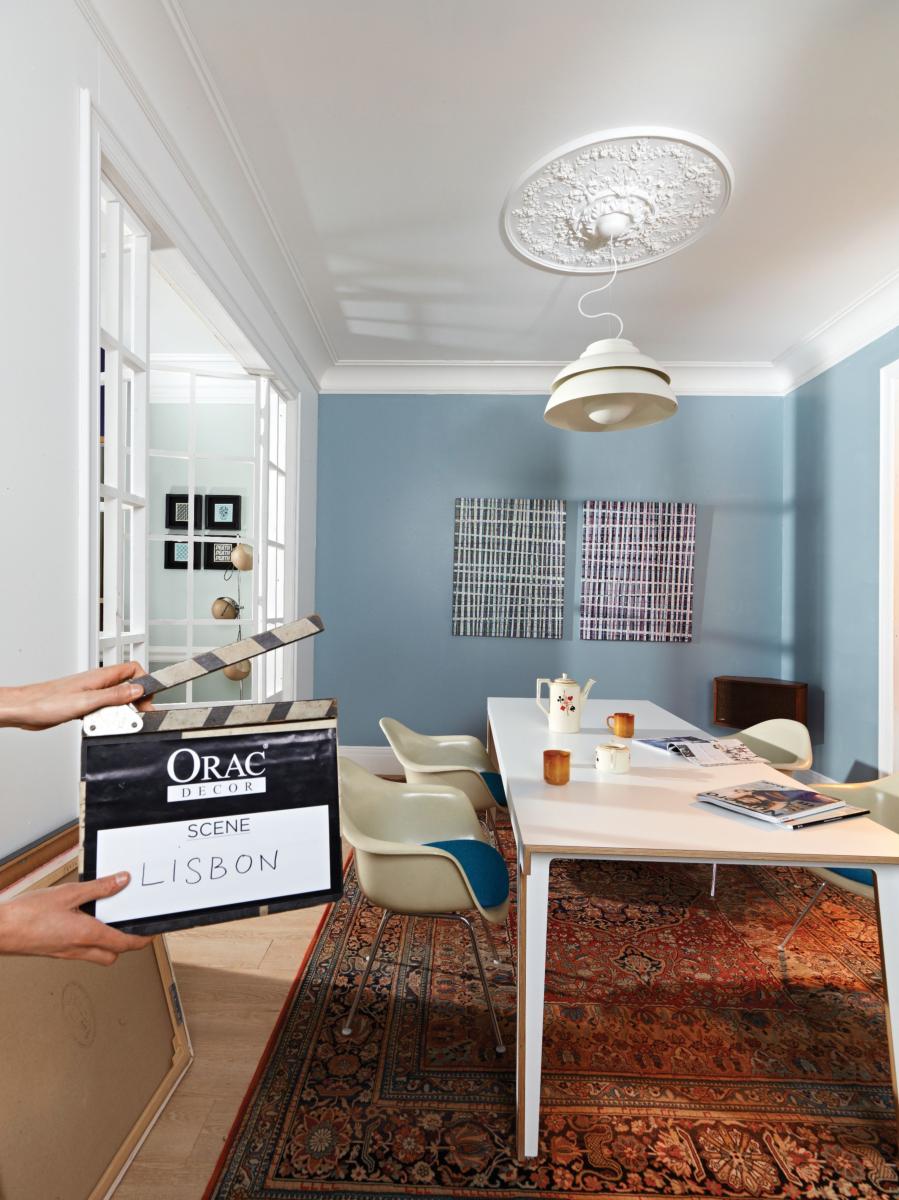 R64 Rosace de plafond Orac Decor ø 95.5cm - moulure décorative polyuréthane