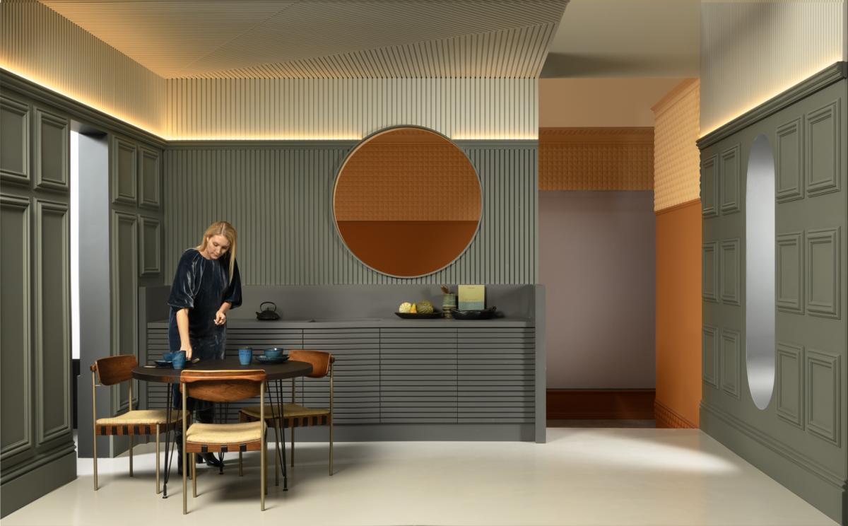 W111 BAR - Panneau Revêtement Mural Décoratif 3d – 200x25x2cm (L x l x h) Orac Decor