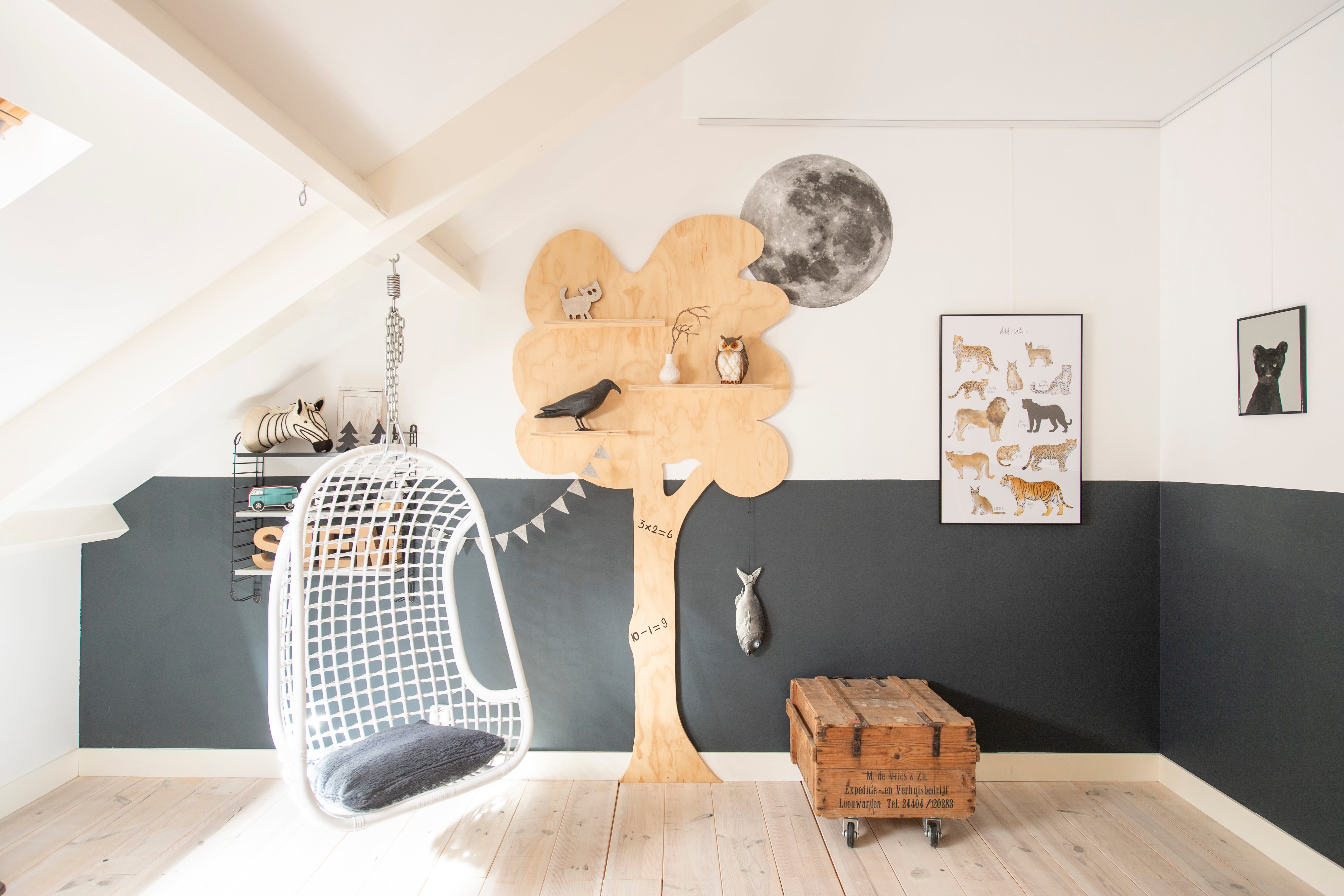 cimaise tableau dans une chambre enfant
