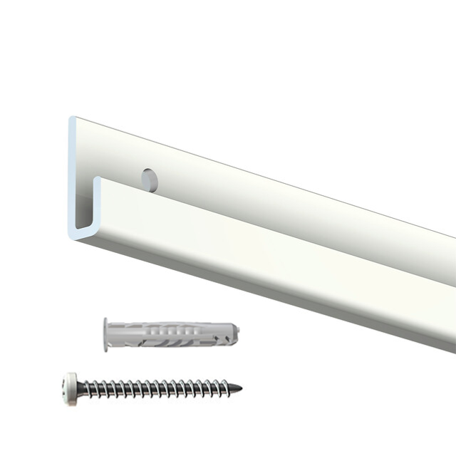 Cimaise Classic+ Rail 200 cm + Vis et chevilles - Cimaise Tableau Artiteq
