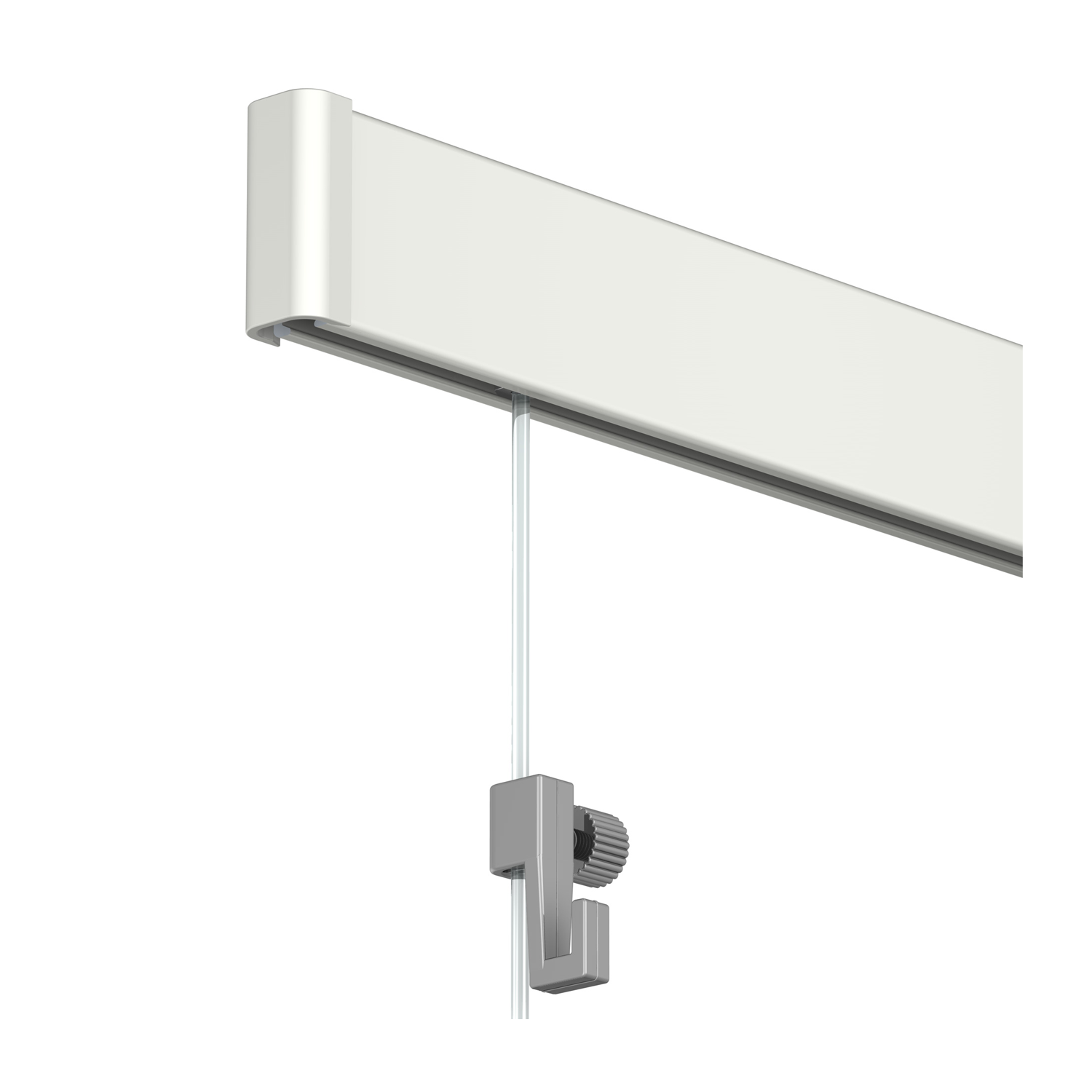 ECO Click Rail Box Picture Rail 2 meters - All-in-one kit