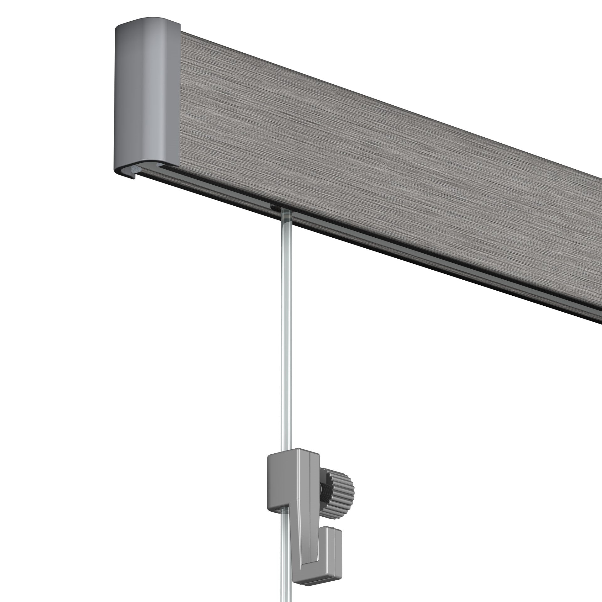 ECO Click Rail Box Picture Rail 2 meters - All-in-one kit