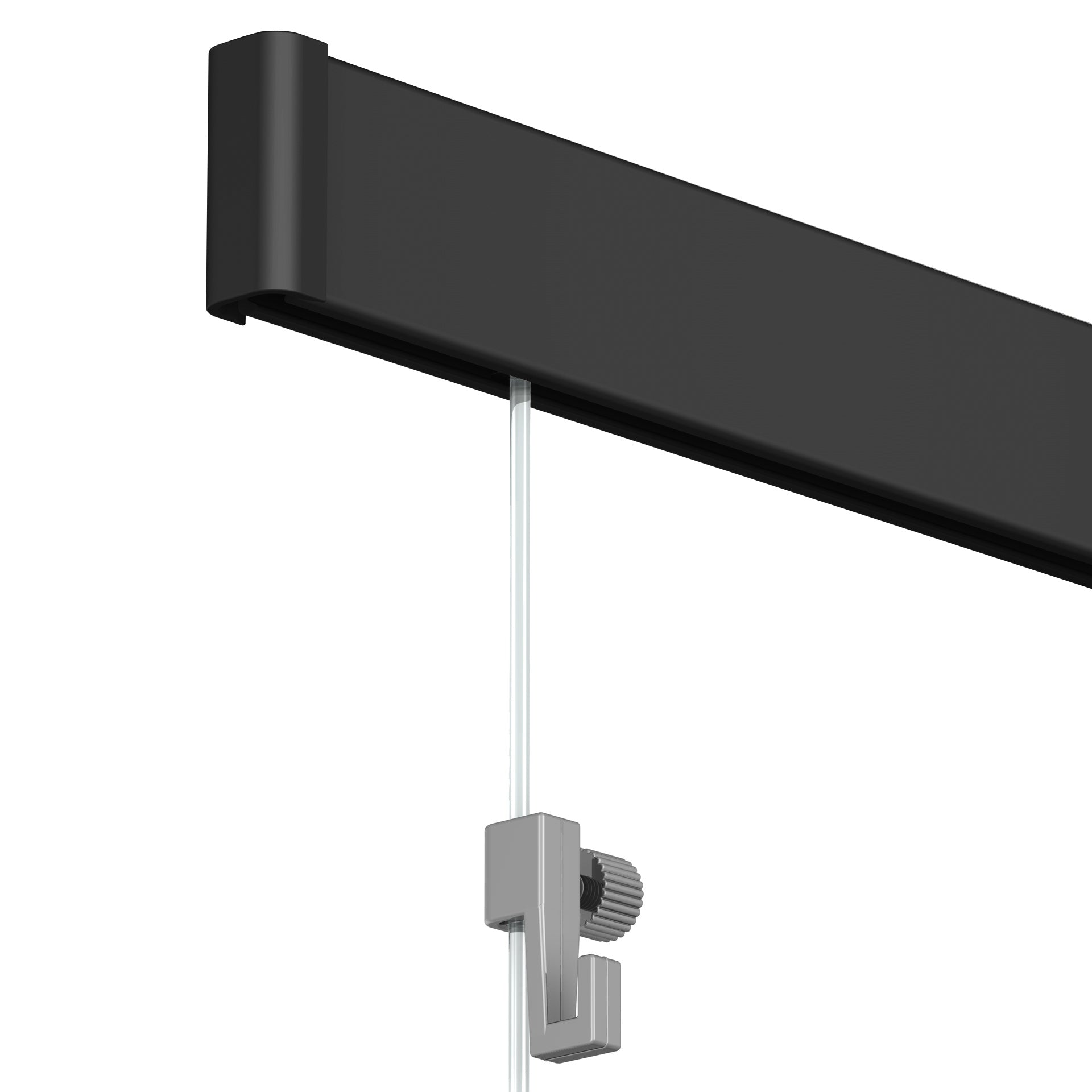 ECO Click Rail Box Picture Rail 2 meters - All-in-one kit