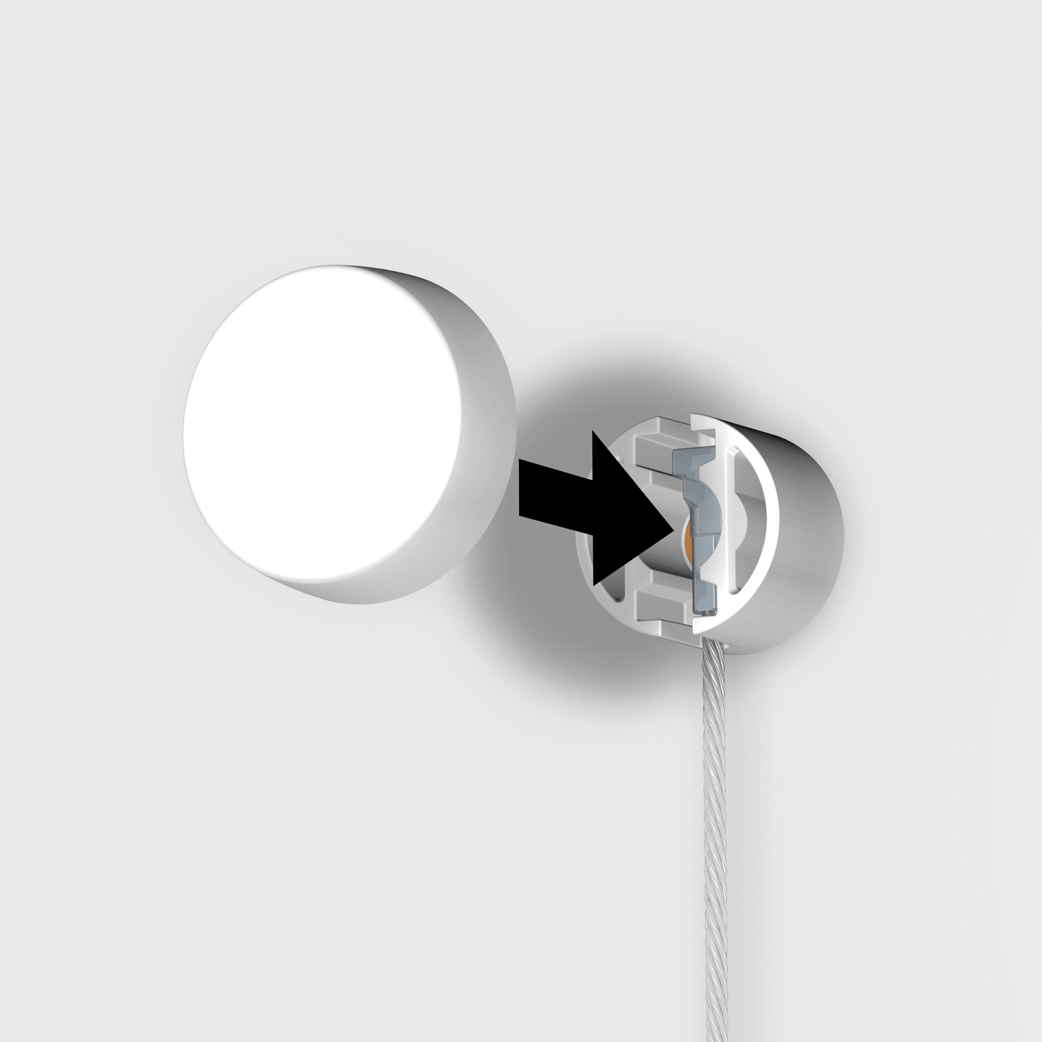 Pack of 10 wall mounting clips for Display it Solo