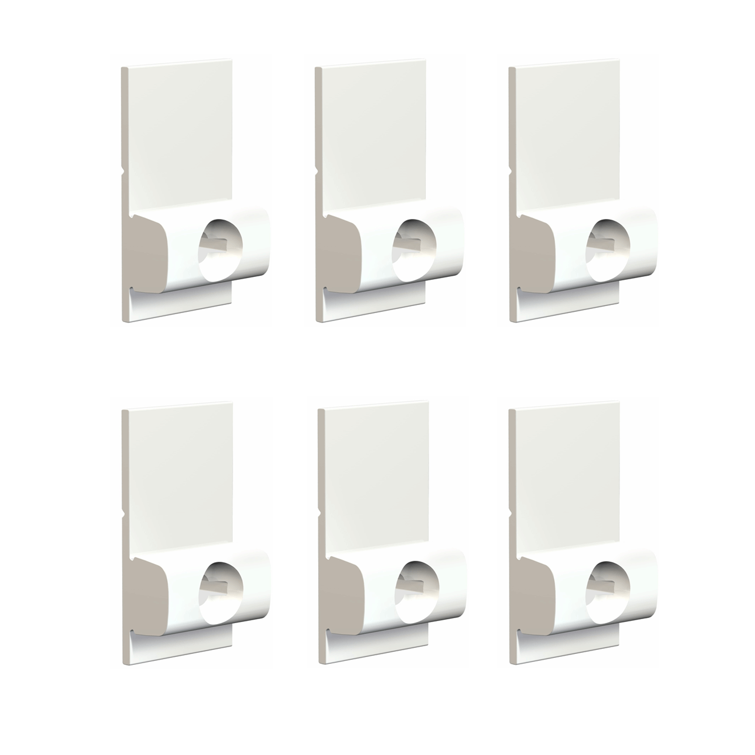 Additional fixing clip pack for Click Rail Pro picture rails - Artiteq picture rail fixing
