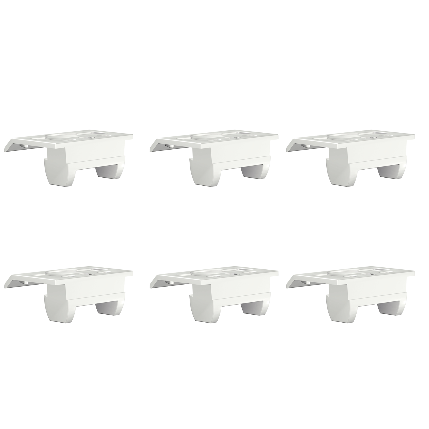 Additional fixing clip pack for Click Up Rail - Artiteq Picture Rail Fixing