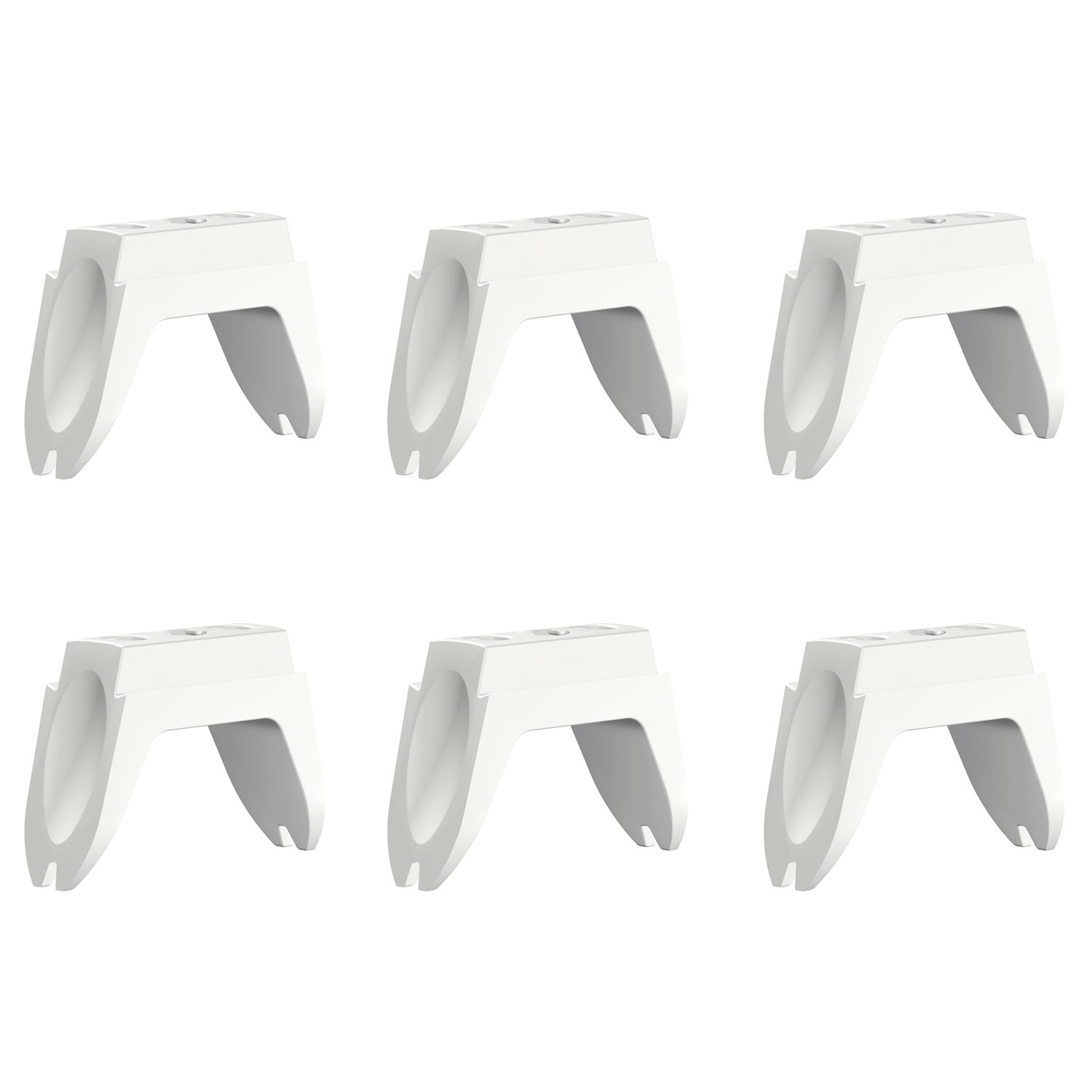 Additional fixing clip pack for Xpo Rail Picture Rail - Artiteq Picture Rail Fixing