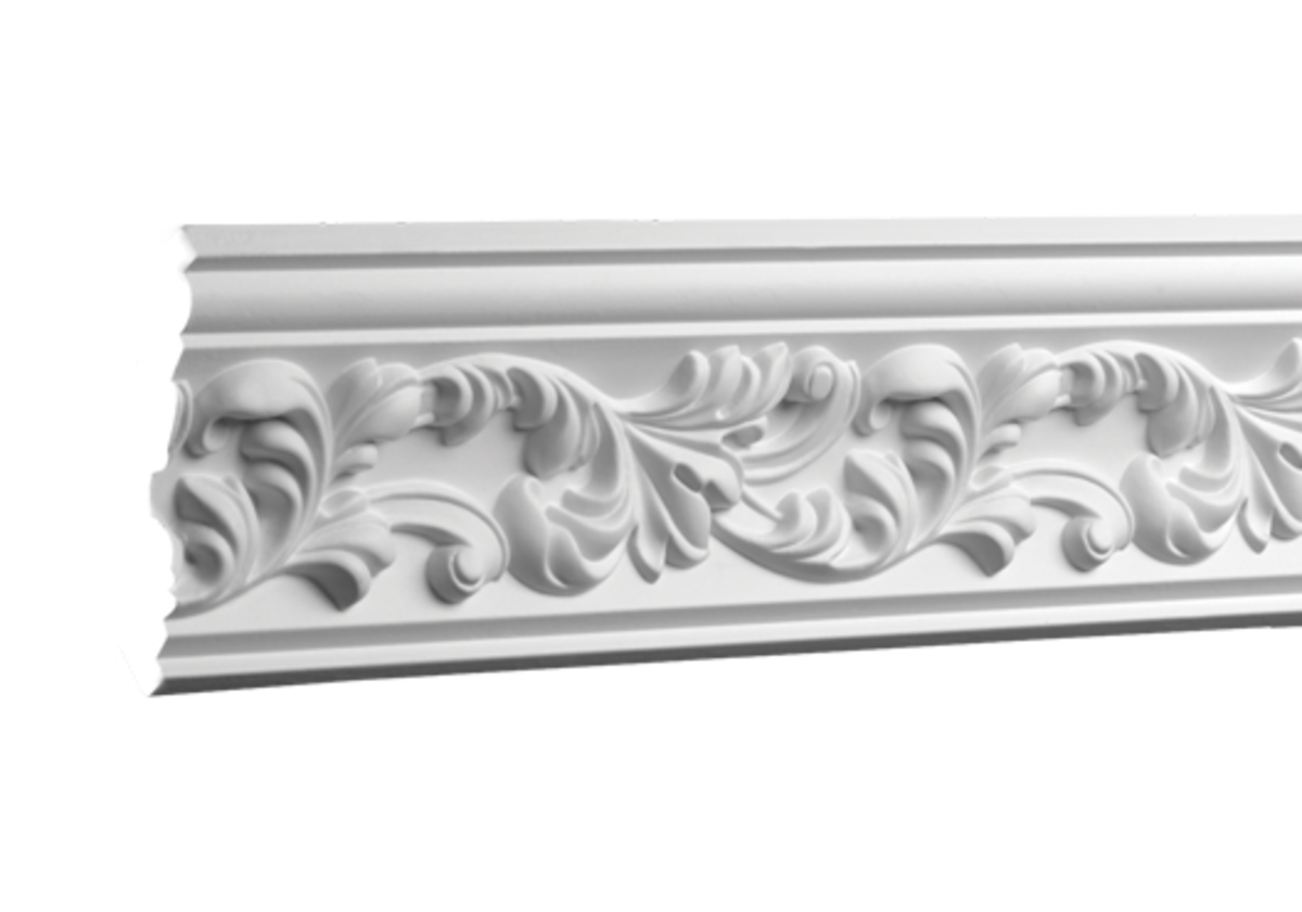 Corniche plafond C189 7 x 7,2 cm - Polyuréthane Cimaises &+