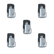 Pack de 5 crochets tableau autobloquants H100 - 20 kg - 2 mm - Accessoire Cimaise Newly