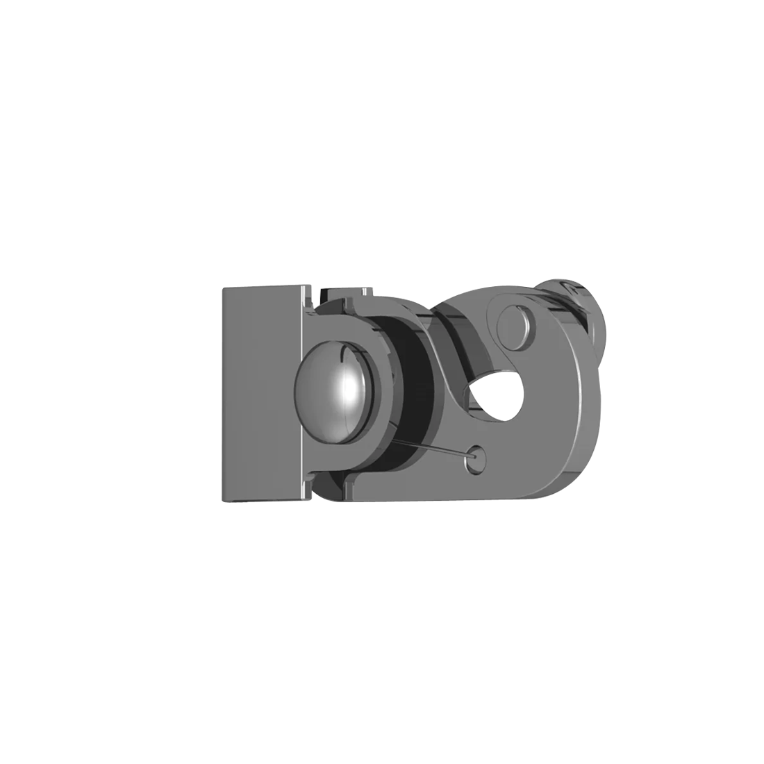 Crochet tableau auto-bloquant anti-vol 40 kg 4x4 mm - Accrochage Tableau Artiteq