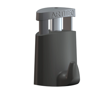 Pack 5 Crochets Galerie Pour Corniche 18 Mm - Accrochage Tableau Artiteq Blanc