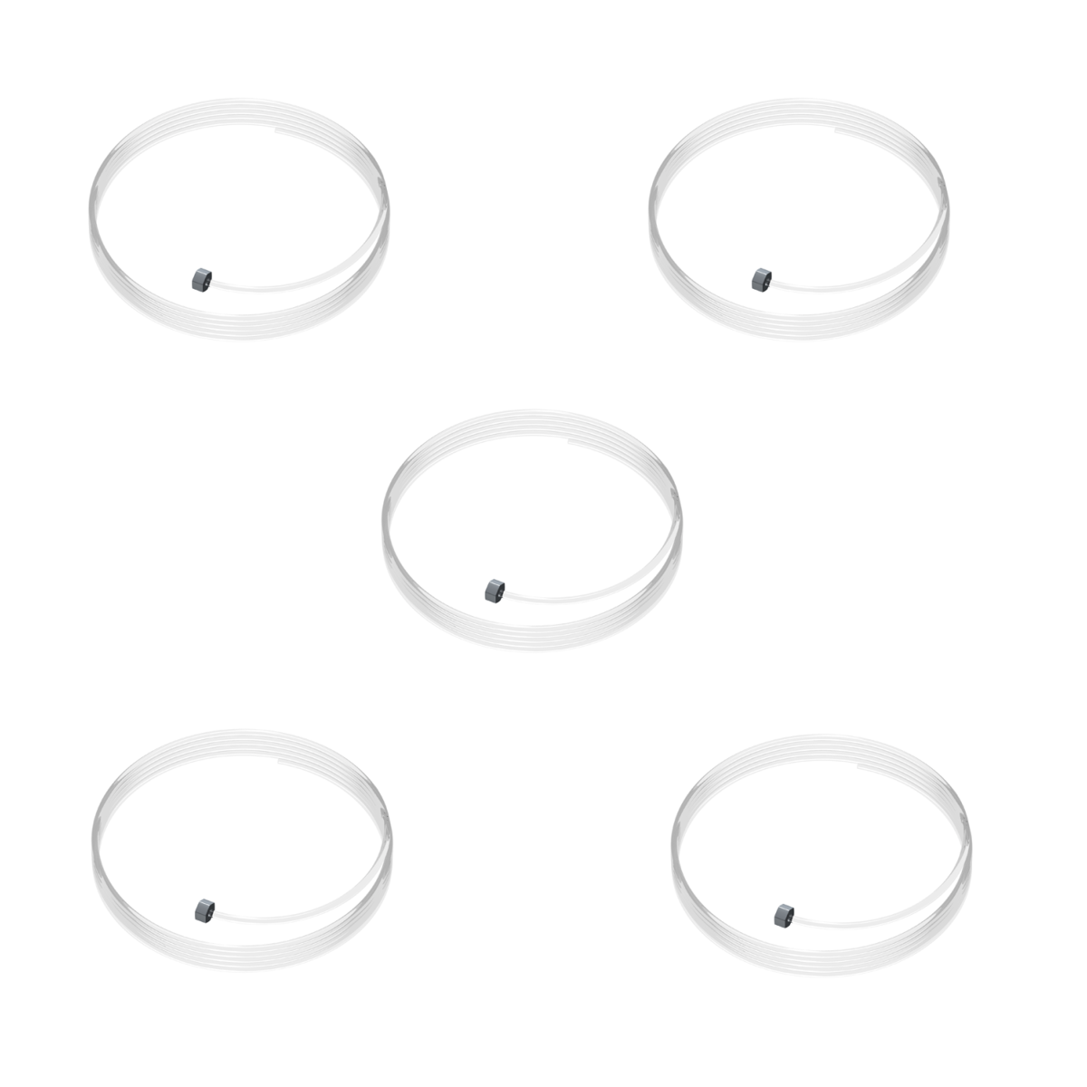 Pack 5 fils perlon transparents à cylindre 2 mm - Accrochage Tableau Artiteq