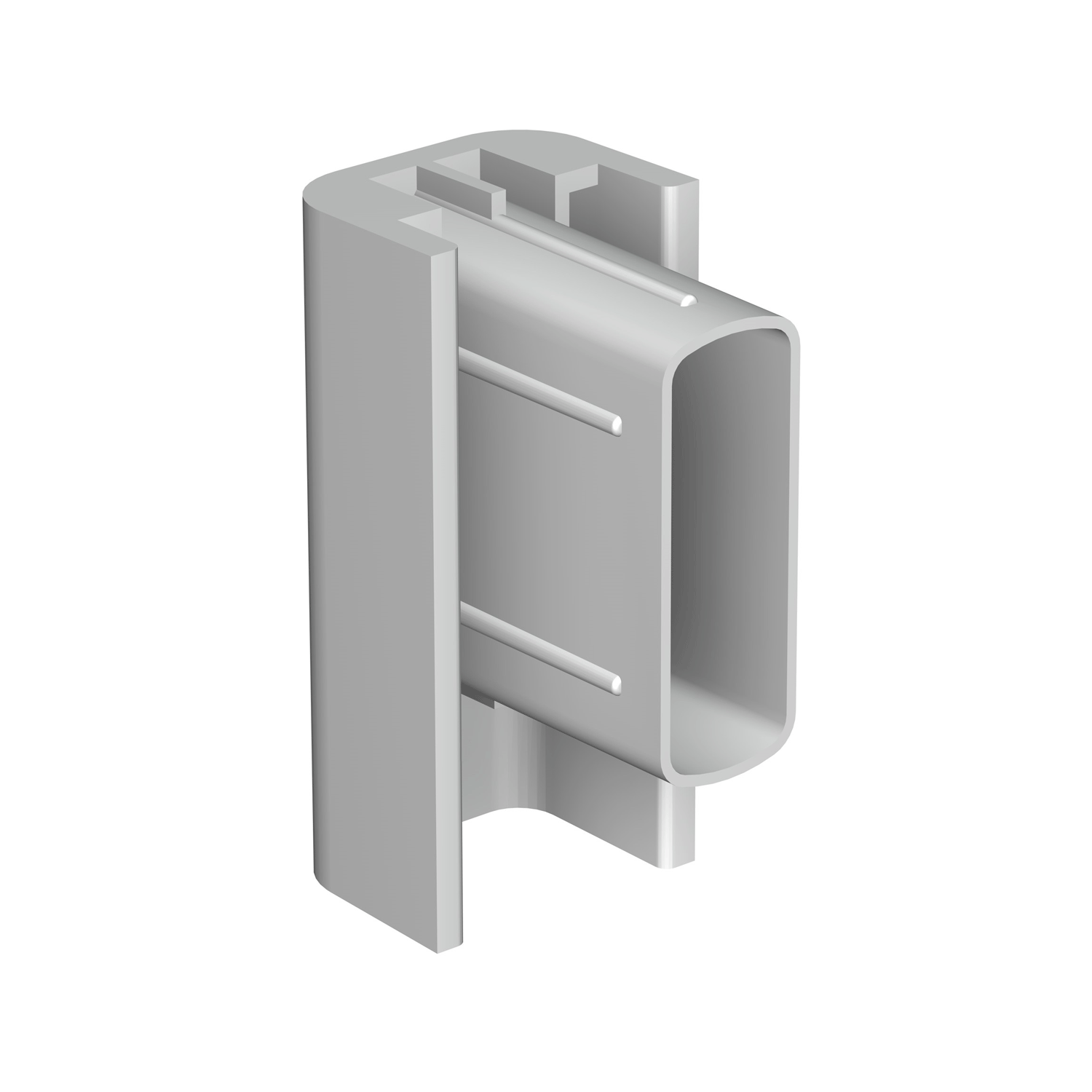 Pack of 4 Click Rail Picture Rail End Caps - Artiteq Picture Rail Accessory