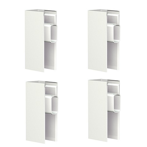 Pack of 4 Click Pro Picture Rail End Caps - Artiteq Picture Rail Accessory