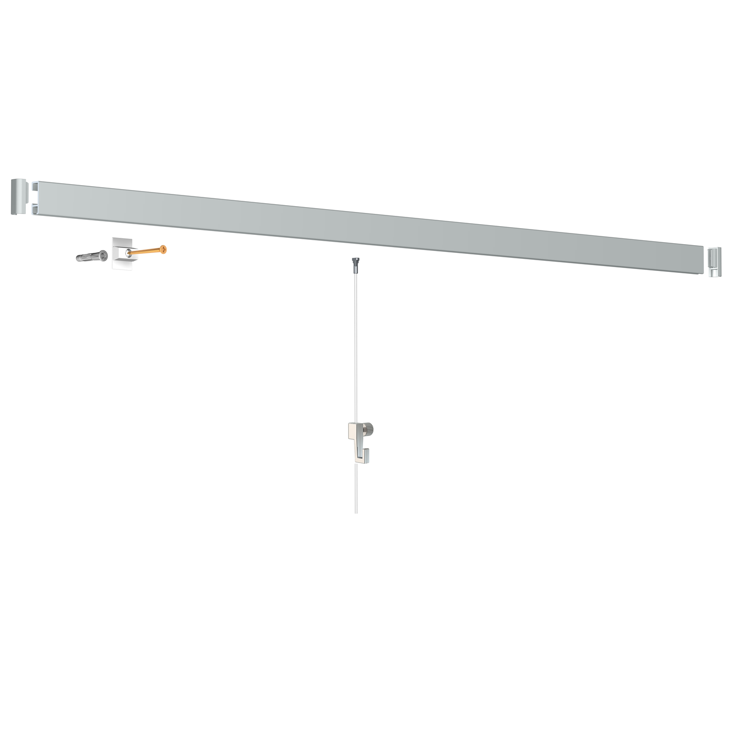 Cimaise Box PREMIUM Click Rail 2 meters - All-in-one kit