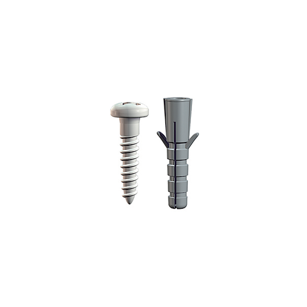 Pack de 16 jeux de fixations pour Cimaise Top Rail Blanc - Fixation Cimaise Artiteq