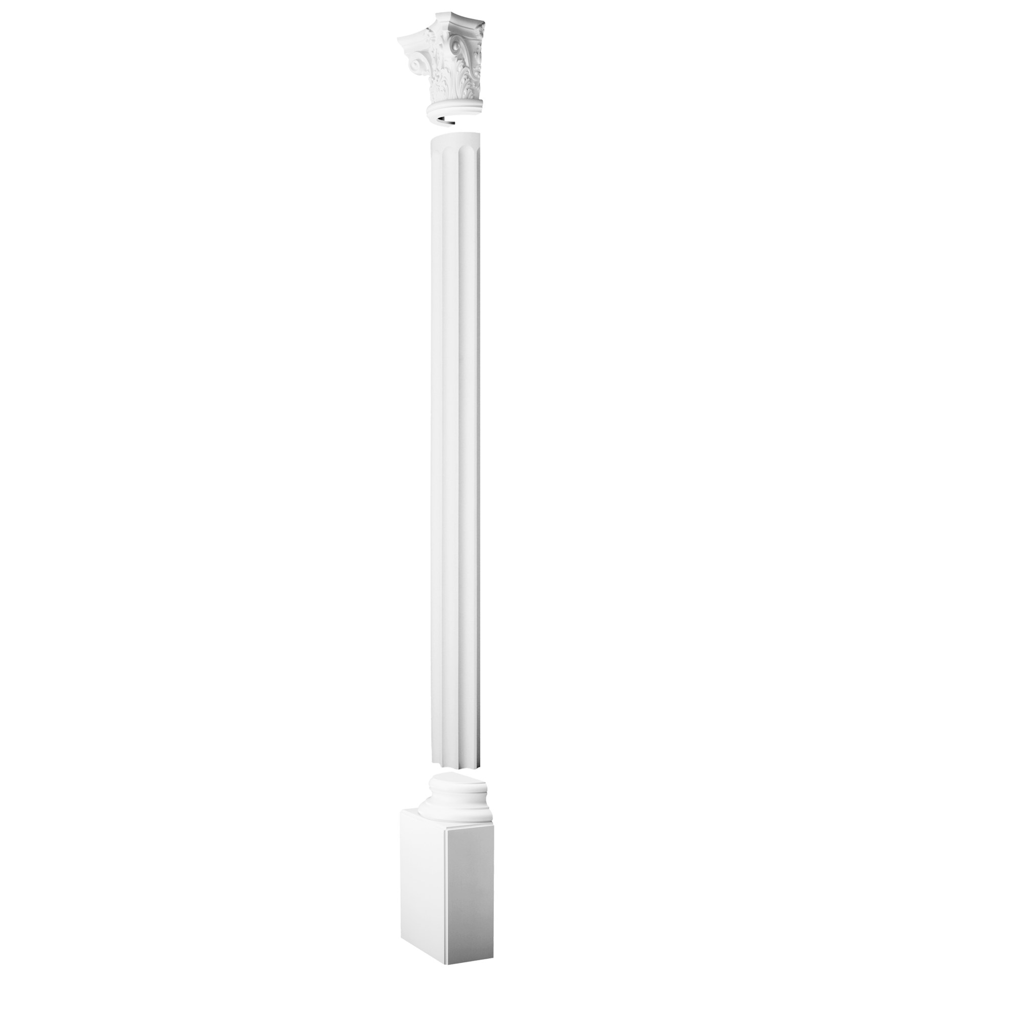 K1001 Demi colonne  polyuréthane Orac Decor