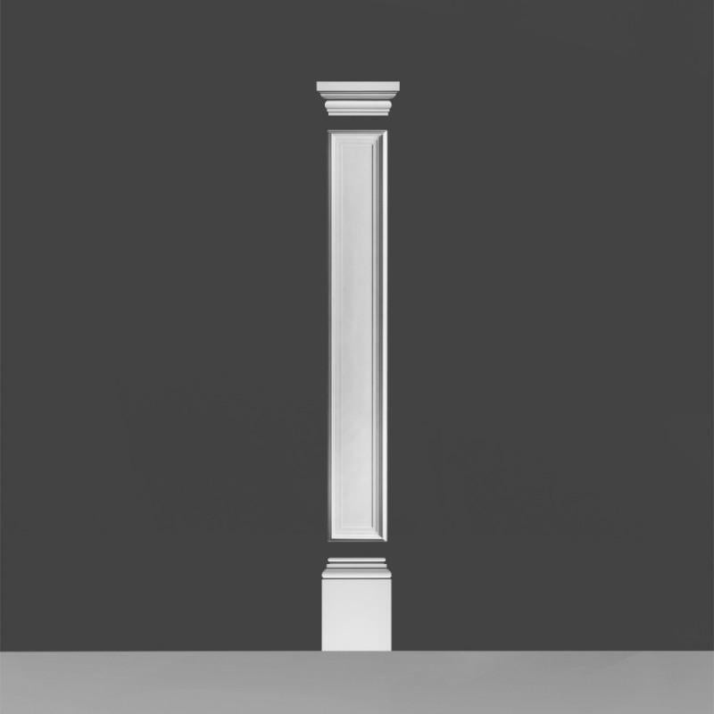 K254 Socle pour pilastre polyuréthane Orac Decor - 53x7cm (h x p)