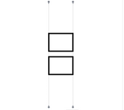 Kit de base Display-it Led Fixe plexi A4 rétroéclairés - Artiteq