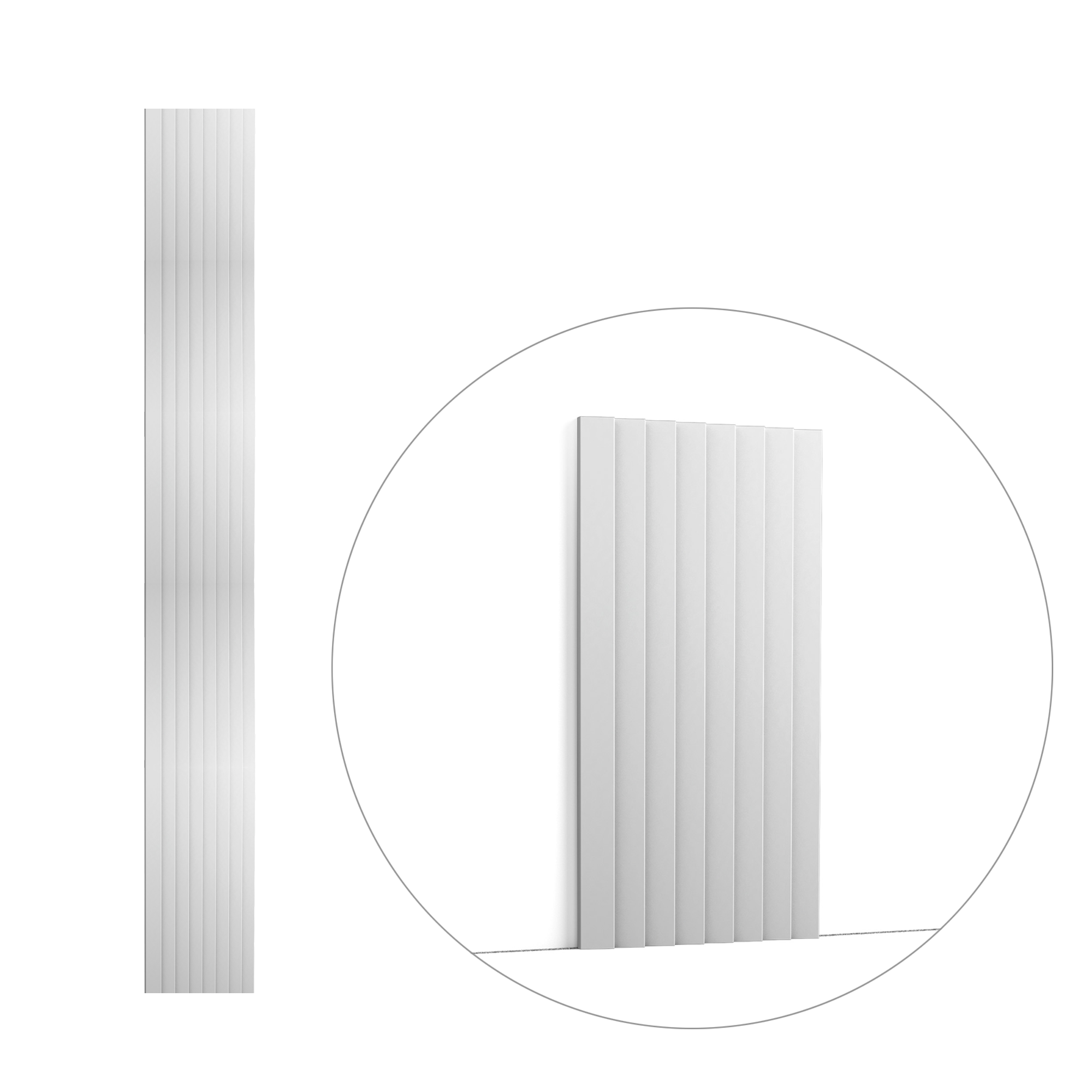 WX204 RIPPLE - Panneau réversible Revêtement Mural Décoratif 3d – 25x1,6cm (l x h) Orac Decor