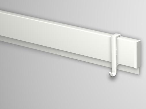 pack de 10 Clip Hanger BLANC - porte manteau accroche pour Info Rail Artiteq