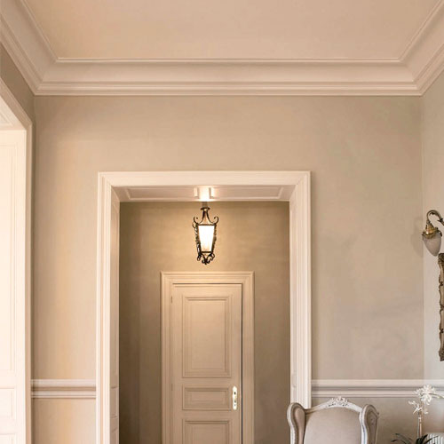 P8050 Cimaise murale Orac Decor - 12x3x200cm (h x p x L) - moulure décorative polyuréthane