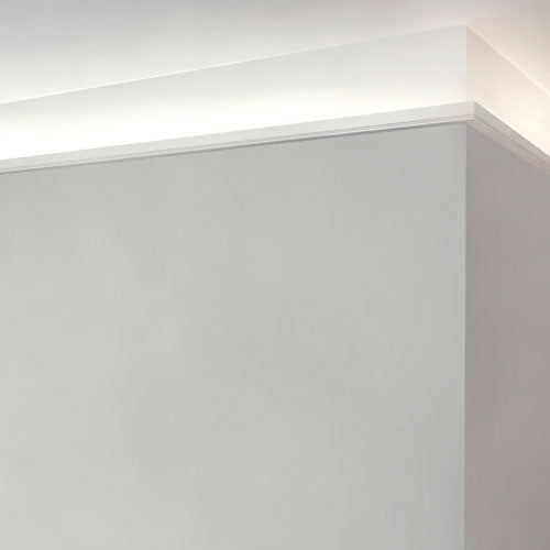C361 Corniche Eclairage Indirect Polyuréthane Orac Decor Luxxus - 5x5cm (h x p)