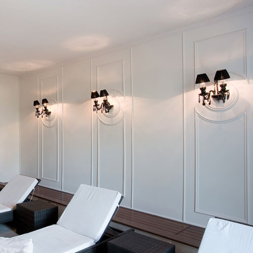 R08 Rosace de plafond Orac Decor ø 38cm - moulure décorative polyuréthane