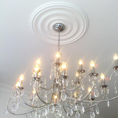 R09 Rosace de plafond Orac Decor ø 48.5cm - moulure décorative polyuréthane