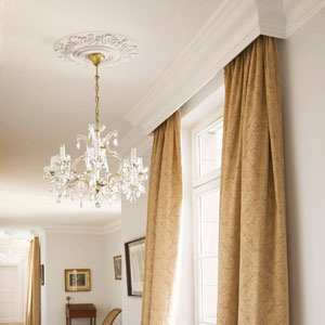 R17 Rosace de plafond Orac Decor ø 47cm - moulure décorative polyuréthane
