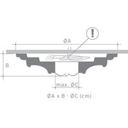 R73 Rosace de plafond Orac Decor ø 70cm - moulure decorative polyuréthane
