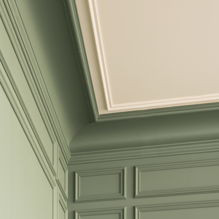 P8030F Flexible Cimaise murale Orac Decor - 4x1,5x200cm (h x p x L) - moulure décorative polyuréthane