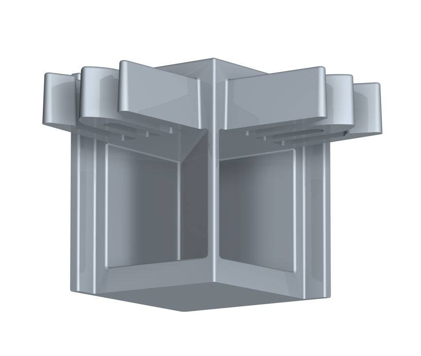 Pack of 4 corner connectors for Mini-Click Picture Rail - Newly Picture Rail Accessory