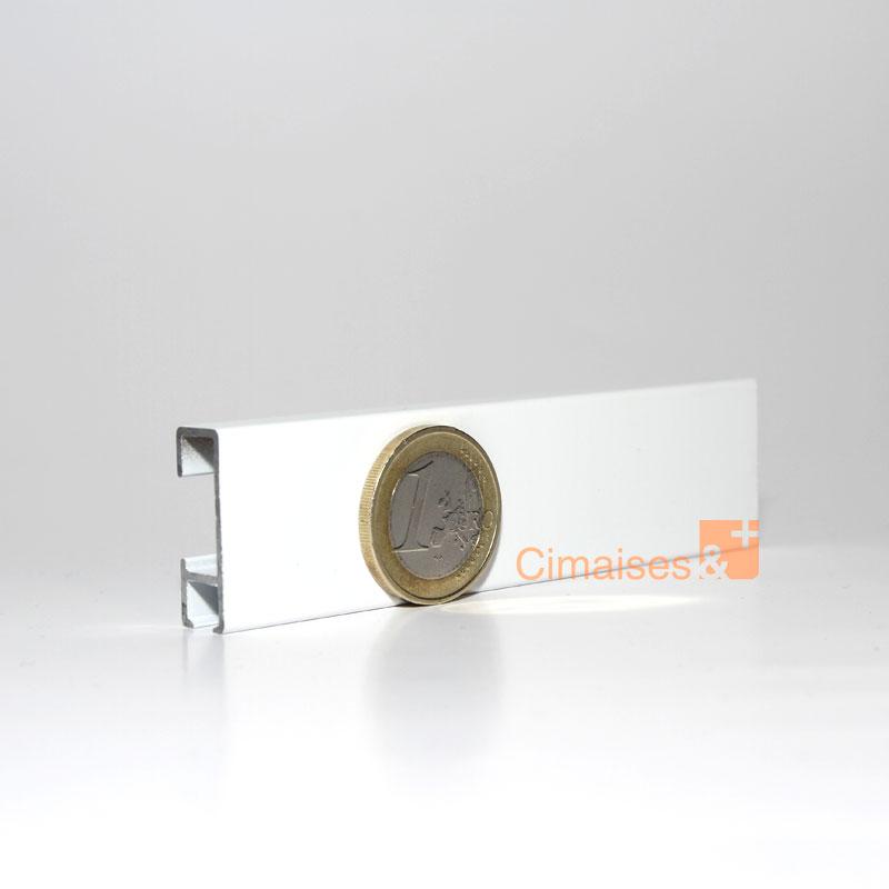 Cimaise Click Rail Blanc  200 cm - Cimaise Tableau Artiteq