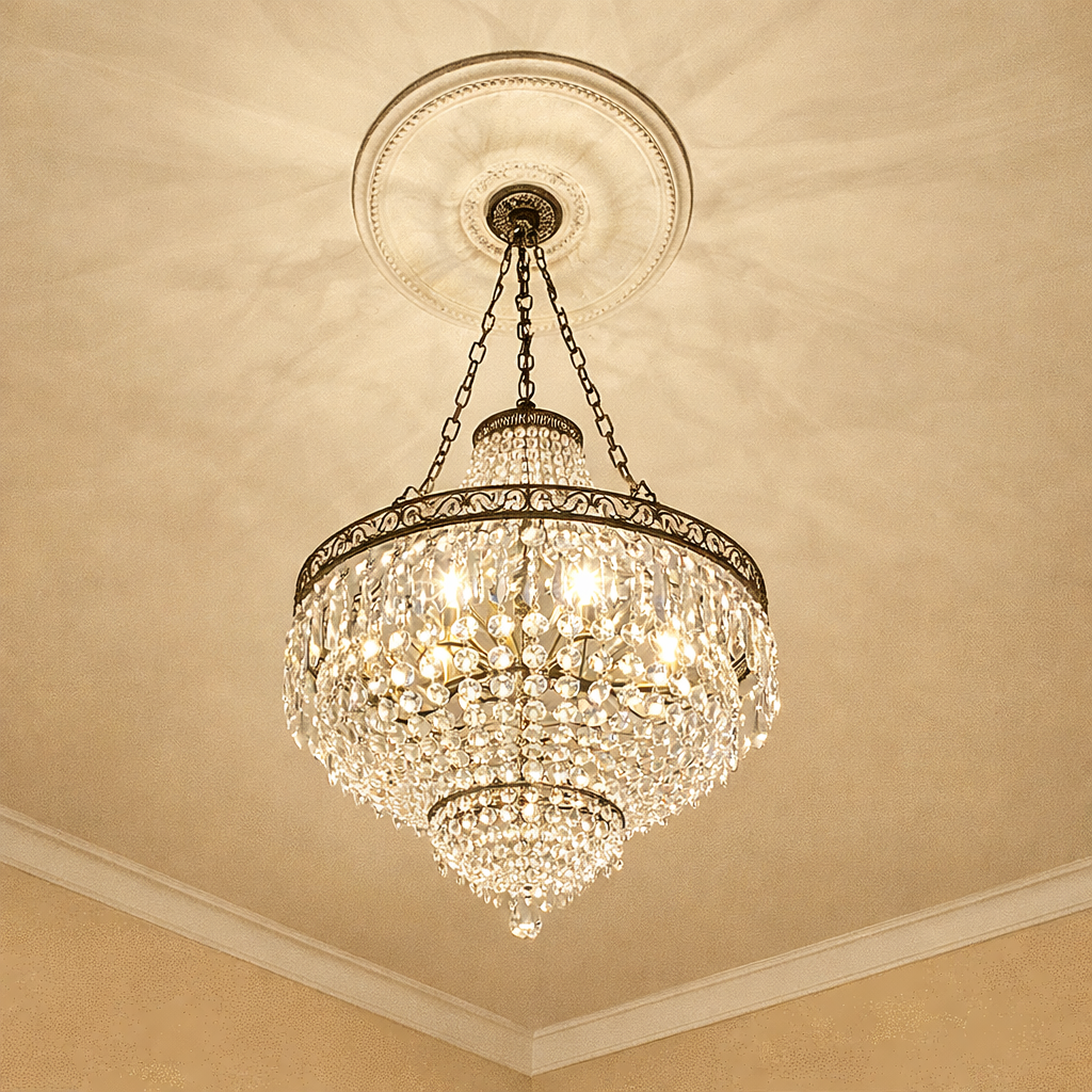 Rosace plafond 52cm R002 - Polyuréthane