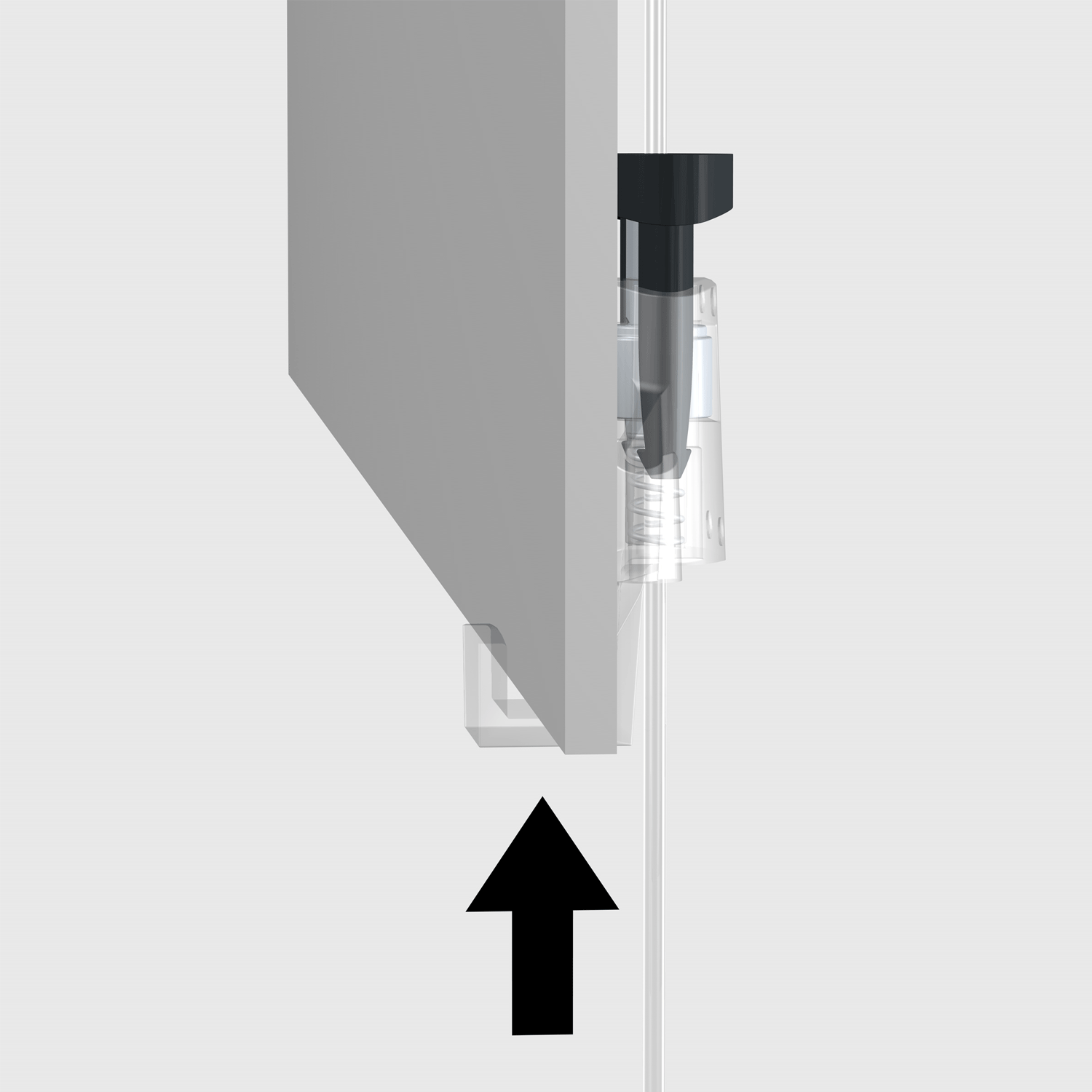 Hanging set for rigid panel H300