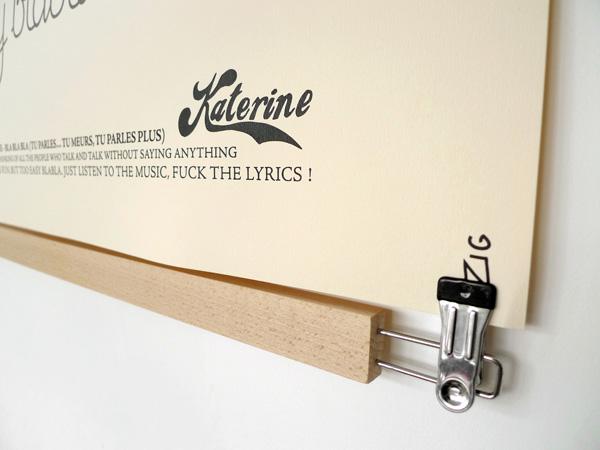 Rail En Aluminium Pour Affiches Et Bannières Textiles - 100 Cm, Crochets Coulissants, Pliable Et Réutilisable