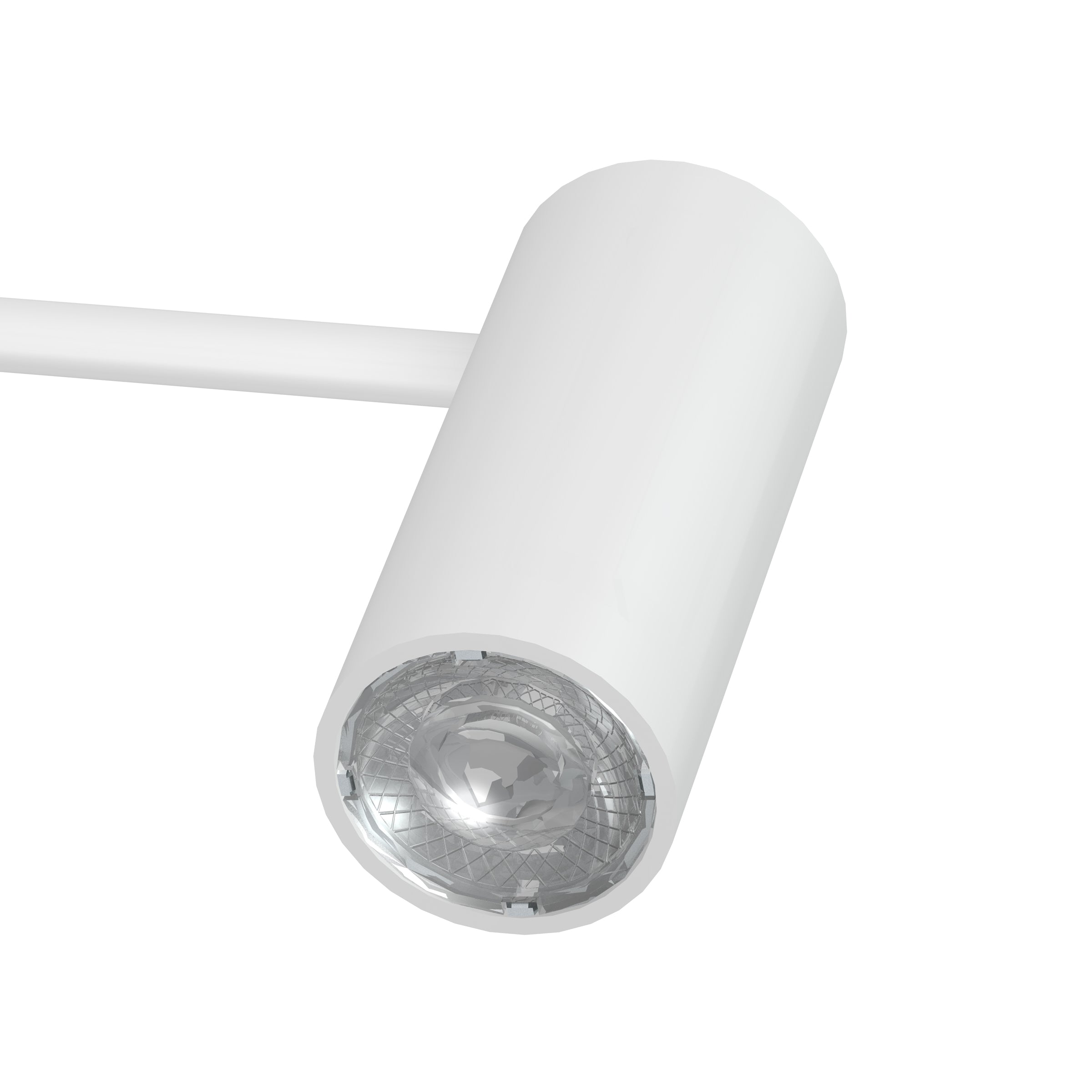 Spot sur tige 50 cm blanc Illume Duo Rail - Accrochage et éclairage tableau Artiteq