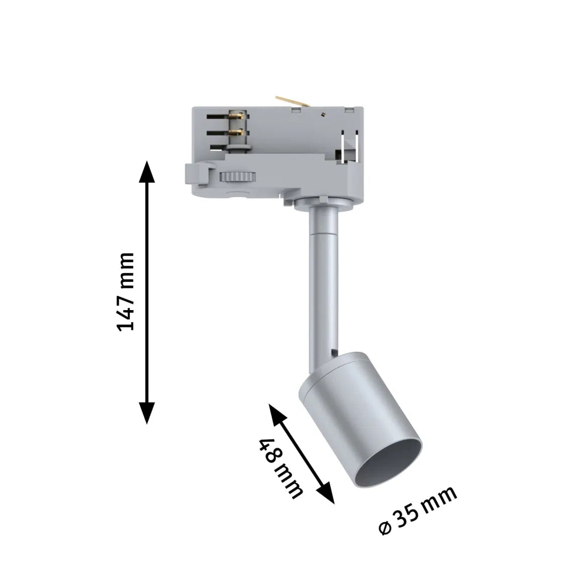 Purell Spot for ProRail3 Lighting Track - max.10W GU10 - Paulmann - Ceiling Panel Lighting
