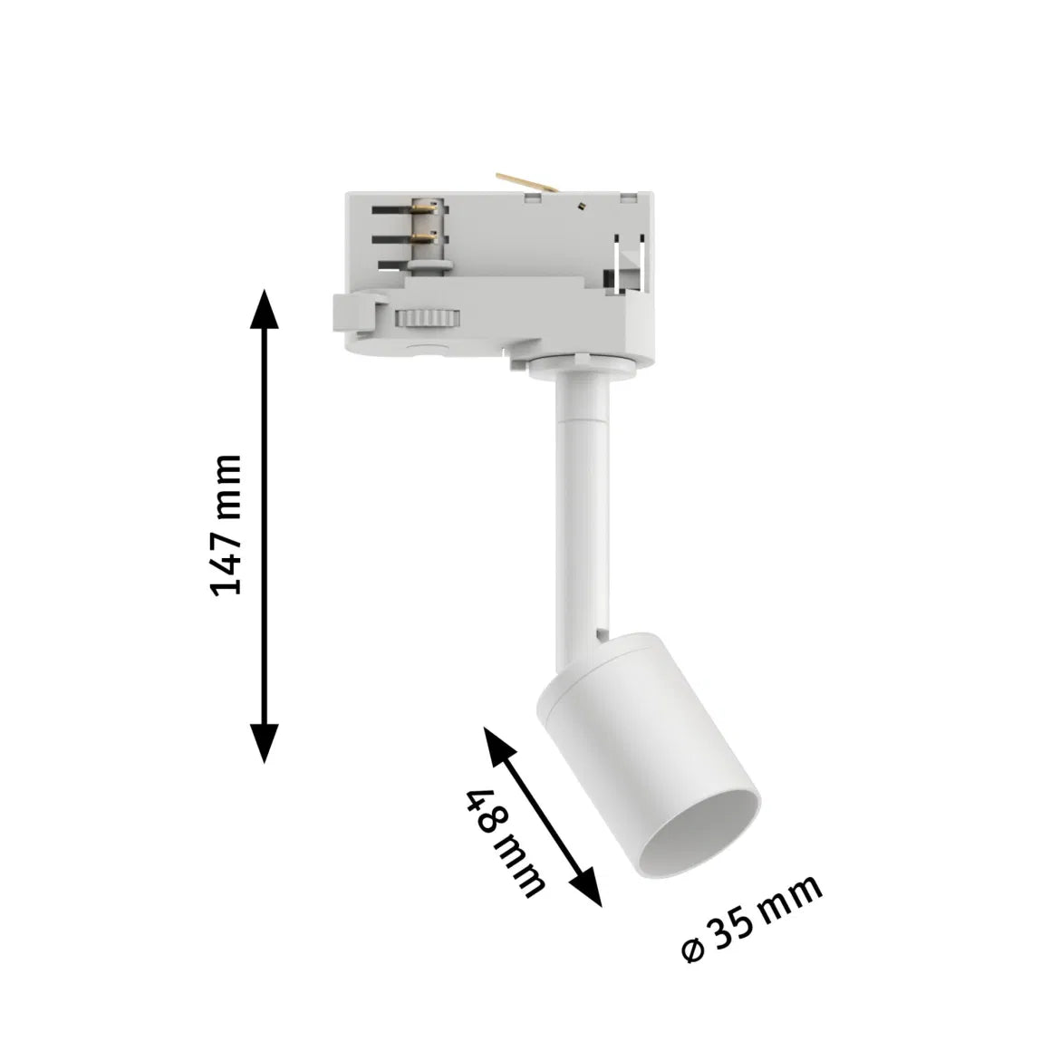 Purell Spot for ProRail3 Lighting Track - max.10W GU10 - Paulmann - Ceiling Panel Lighting