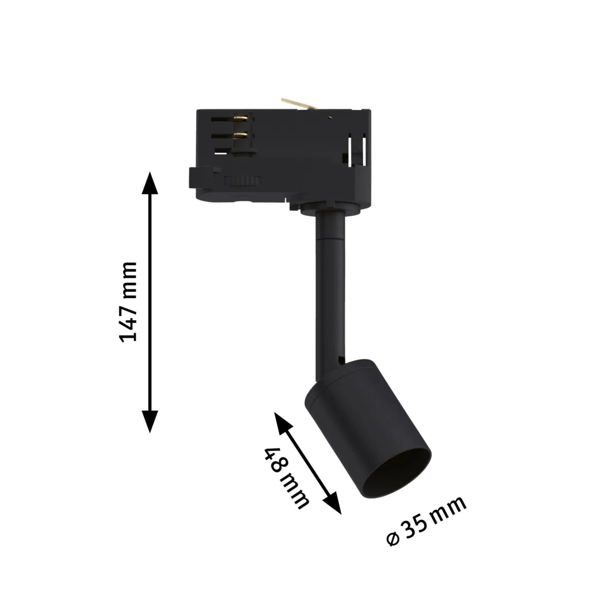 Purell Spot for ProRail3 Lighting Track - max.10W GU10 - Paulmann - Ceiling Panel Lighting