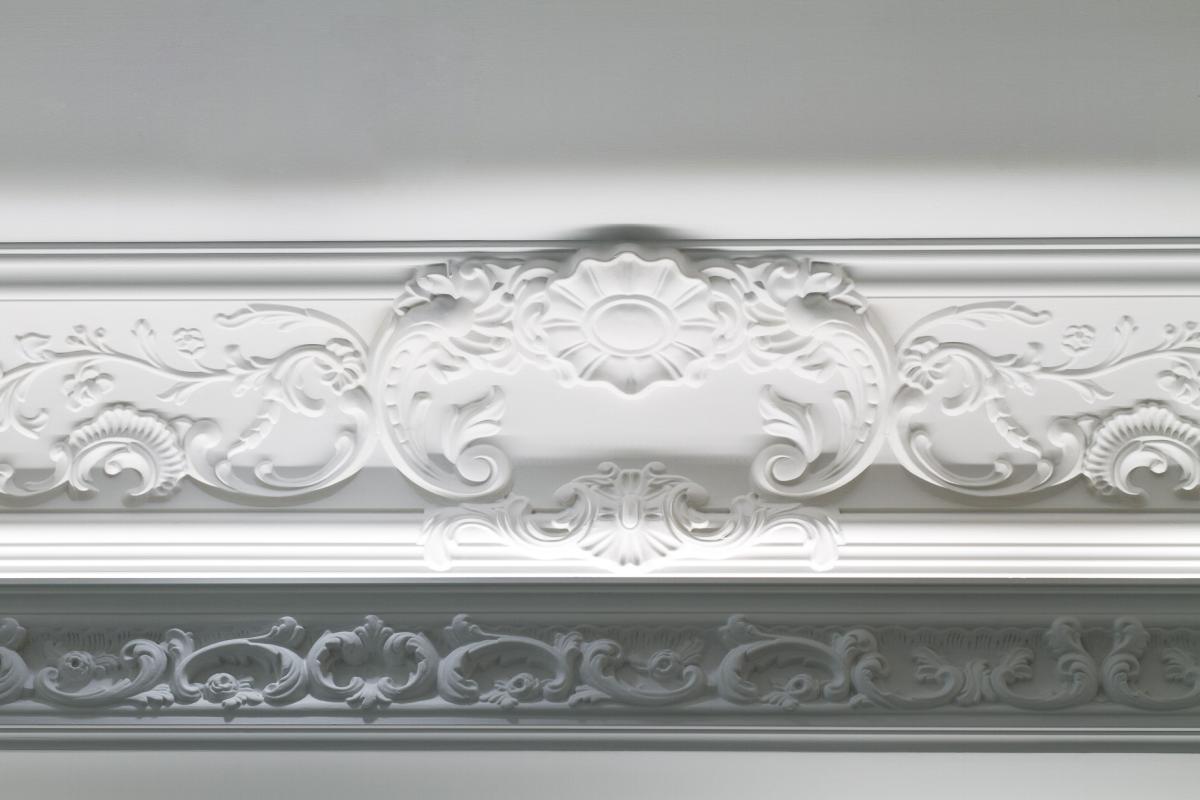 C338A Corniche plafond polyuréthane Orac Decor Luxxus - 18x18x200cm (h x p x L) - moulure décorative