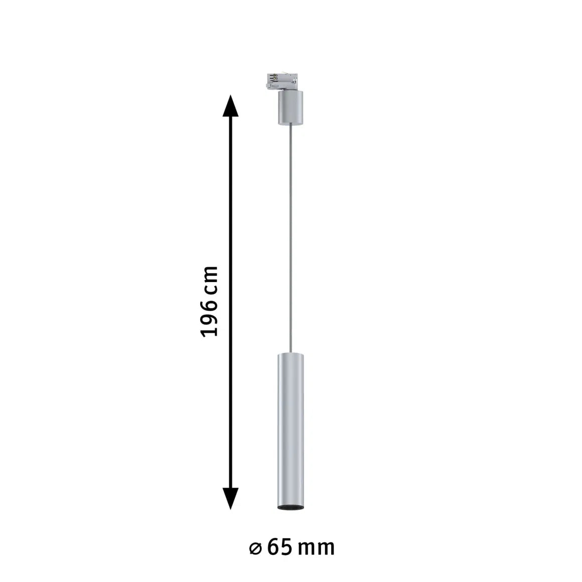 Suspensión Artemons para riel de iluminación ProRail3 - máx. 1 GU10 de 10 W - Paulmann - Iluminación de techos