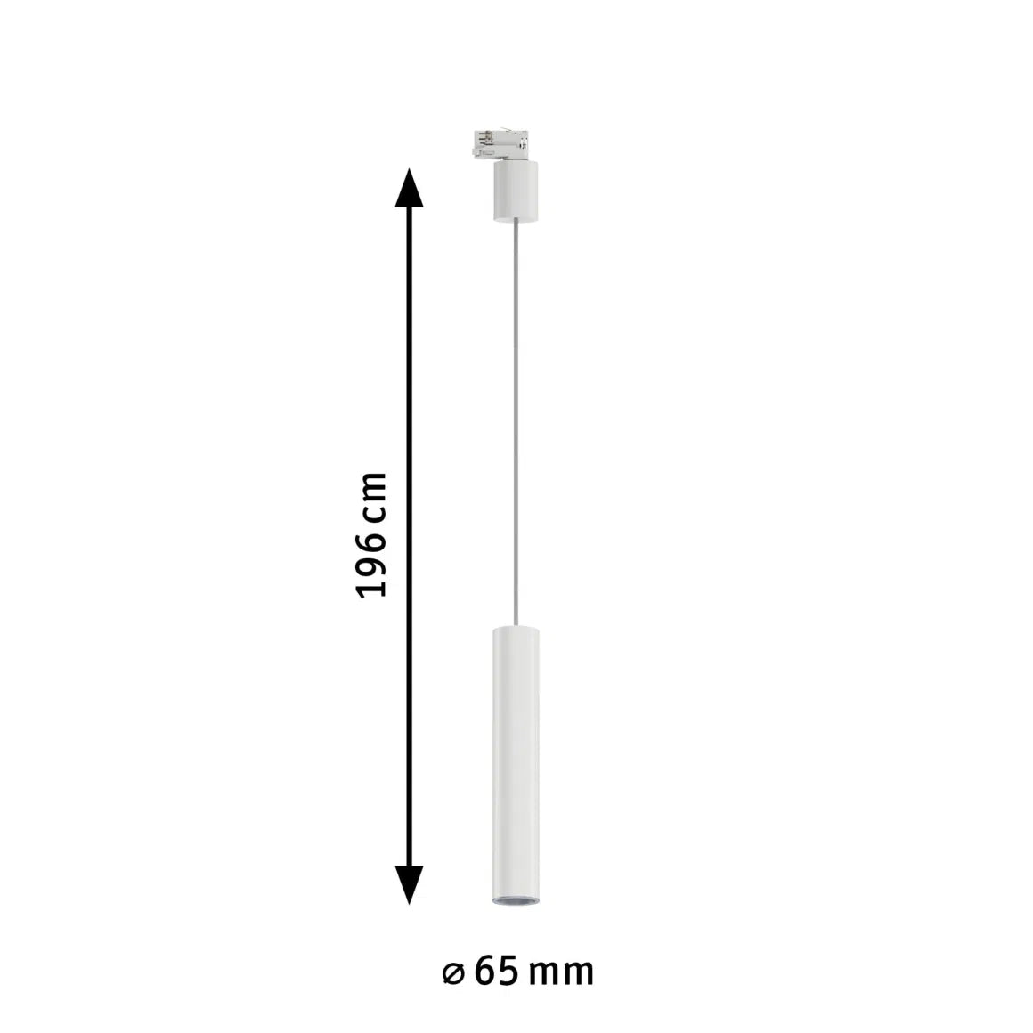 Suspensión Artemons para riel de iluminación ProRail3 - máx. 1 GU10 de 10 W - Paulmann - Iluminación de techos